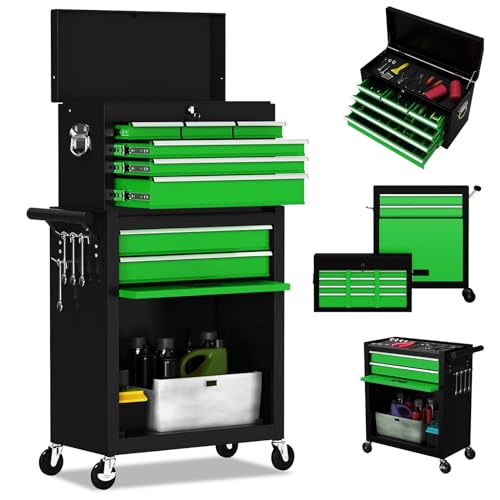 8-Drawer Rolling Tool Chest with Lock