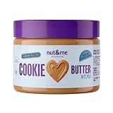 nut&me Crema de galleta 250 gr | Elaborada a base de frutos secos | Sin edulcorantes, aromas artificiales, azúcares añadidos ni gluten | Repostería saludable y natural
