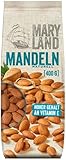 Maryland Mandeln 400g Beutel – Mandeln naturbelassen, vegan, frei von künstlichen Aromen, ohne Zusatzstoffe – Im praktischen Großformat genießen (1 x 400g)
