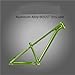 Aluminum Alloy Jump Bike Frame 27.5In Hard-Tail Bicycle Frames Thru-axle Mountain(Green)