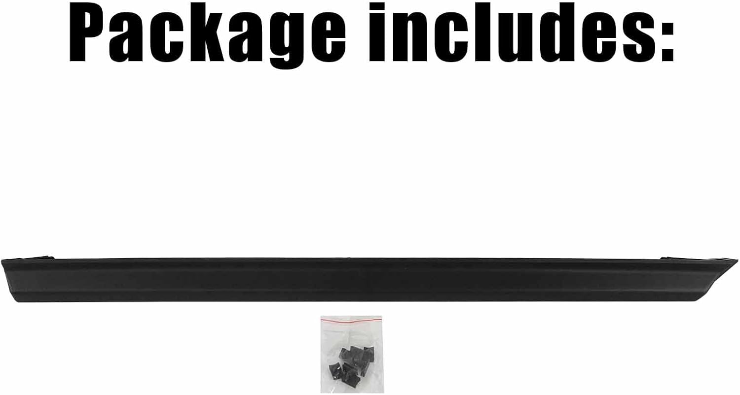 Lower Door Molding for Nissan Pathfinder 2013 2014 2015 2016 OE Replacement Rear Left 82877-3KA0A 82877-3KA0B (Driver Side Rear)
