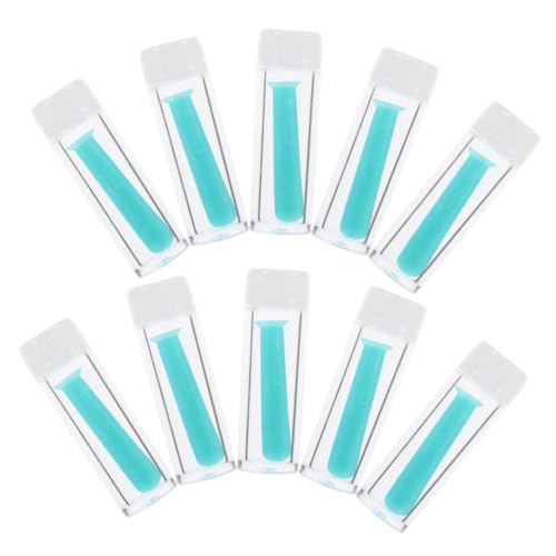 EXQUIMEUBLE 10pezzi Strumento Di Rimozione Per Lenti Morbide e Ventose Accessorio Per Lenti Da Occhiali Kit Di Strumenti Applicatore Per Terminali Delle Stanghette Supporti Antiscivolo