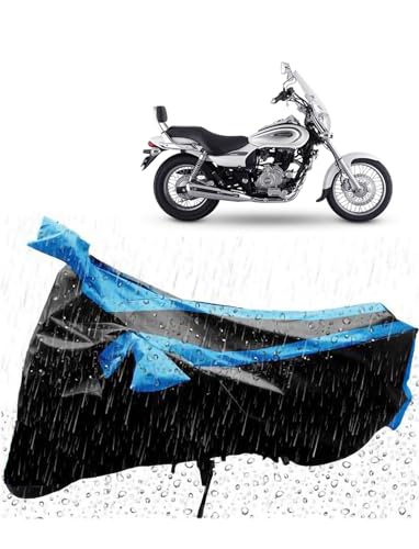 FUZICON Bike/Scooty Cover for Bajaj Avenger Cruise 220 | Waterproof | Blue