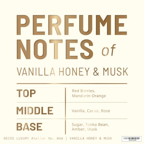 BECOS LUXURY Vanilla Honey & Musk 100ml - Image 5