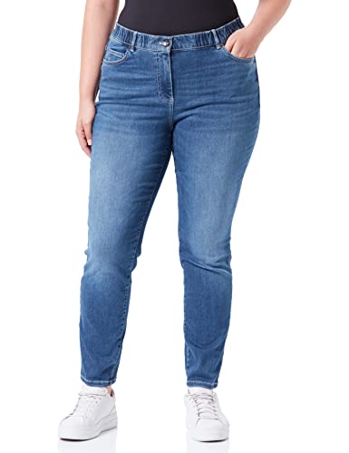 Samoon Damen BettyJeans Jeans, Dark Blue Denim, 52 Cover