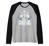 Afton Name - Afton Thing Name You Wouldn't Understand Raglan Baseball Tee