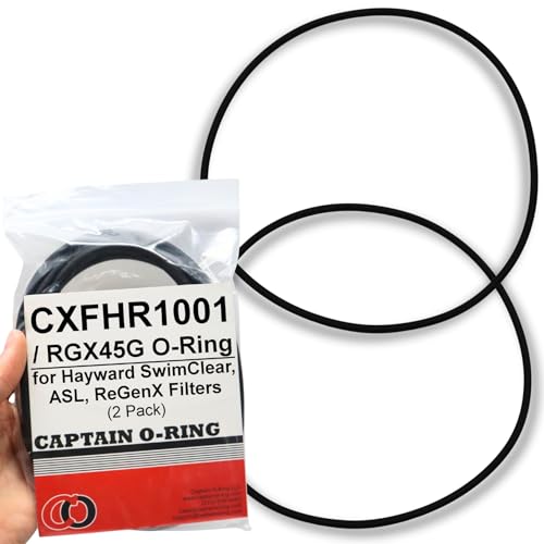 Captain O-Ring – Replacement CXFHR1001 / RGX45G O-Rings for Hayward SwimClear C100S, C150S, C200S. RG450, RG700, ASL C850, C1250 Filter Head (2 Pack)