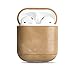 Produktbild Krusell Schutzhülle kompatibel mit Apple AirPods und Apple AirPods 2 Case Echtleder (Vintage Nude/Beige)