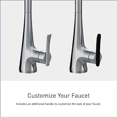 Moen S5235 Sinema One-Handle Pre-Rinse High Arc Spring Pulldown Kitchen Faucet, Chrome by Moen - Image 3