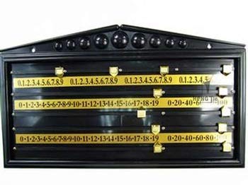 ABA Solid Plastic Snooker Billiard Score Board-image-29