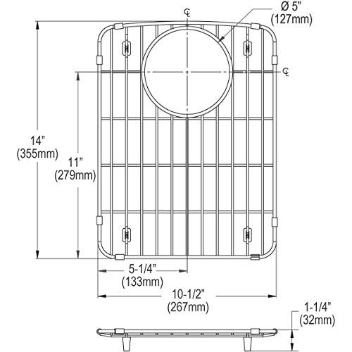 Elkay Lkobg1115Ss Stainless Steel Bottom Grid #TOP4