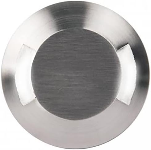 WAC Landscape Lighting, LED 2in 12V Round Beveled Bi-Directional Top Inground Indicator Light 3000K in Stainless Steel