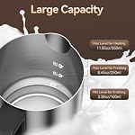 Electric Milk Frother and Steamer, 4 Modes for Hot and Cold Foam - Image 3