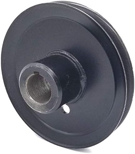 6 Inch Dia 1 1/8 Inch Bore Steel V-Groove Drive Pulley Replacement for Hustler 602903
