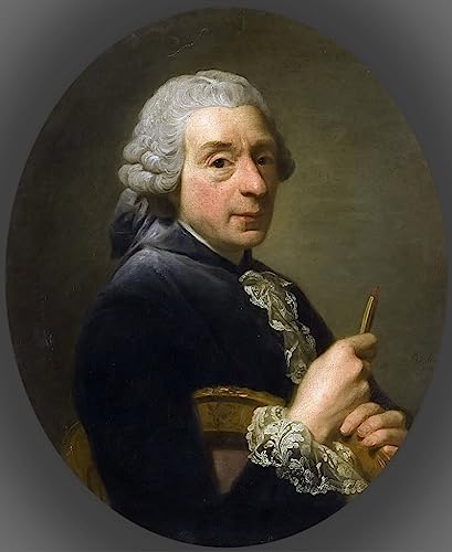 Portrait de François Boucher impression d'affiches toile décoration murale salon 60x90cm