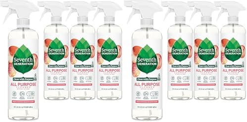 Seventh Generation All Purpose Cleaner,Degreasing Formula,Fresh Morning Meadow Scent,23 oz,(Pack of 8)
