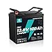 12V 100Ah Mini Lithium Battery, Group 24 LiFePO4 Battery, 120A Smart BMS, Low-Temp Cutoff Protection, 1280Wh, 15000+ Cycles, Ideal for RV, Boat, Marine, Trolling Motor, Off Grid Solar