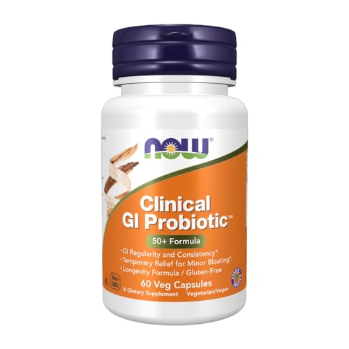 Now Foods Clinical GI Probiótico 20 Bi 60 Veg Cáps