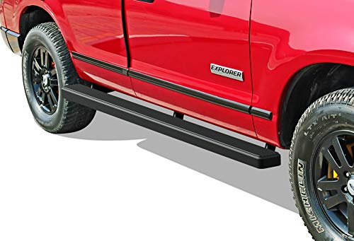 Aps Iboard (Black Powder Coated 4 Inches) Running Boards Nerf Bars Side Steps Step Rails Compatible With Ford Explorer 2006-2010 4-Door (Exclude Models With Rear Ac) #TOP26