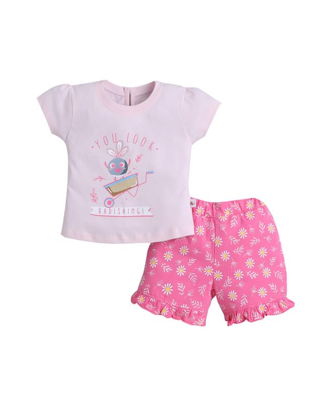 BUMZEE Girls Cotton Cap Sleeves T-Shirt & Short Set (Peb11154158) - Review, Price and Buying Guide