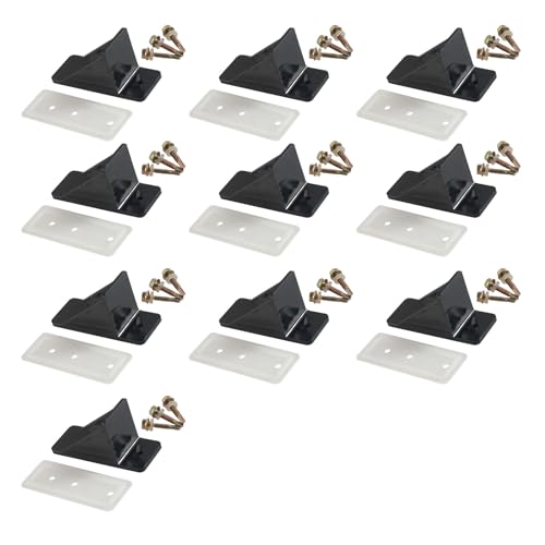 WEISUYUUS 10 Pack Snow Retention Guards for Metal Roof with Perfects Seal Gasket & All Weathers Neoprene Screws Easy Installation