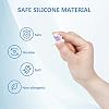 Reusable Swimming Ear Plugs with Nose Clips -2 Pairs Silicone Swimmers Ear Plugs for Adult Water Surfing, Snorkeling, Sleeping and Shower