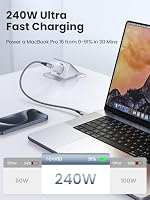 RAVIAD 240W USB C auf USB C Kabel Kurz 50CM 2Pack, PD 3.1 Schnellladekabel – Ansicht 2