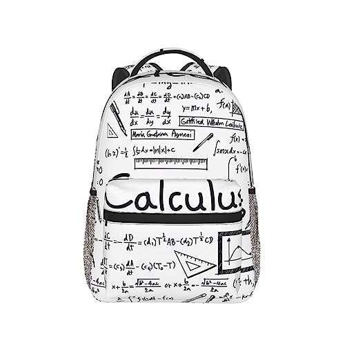 Sac à dos décontracté léger noir DEHIWI Math Geometry pour ordinateur - 7