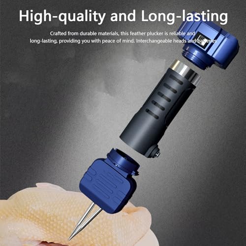 Máquina eléctrica para desplumar pollo, herramienta portátil para quitar plumas, 12000 rpm, totalmente automática, para aves de corral, pavo, pato, ganso