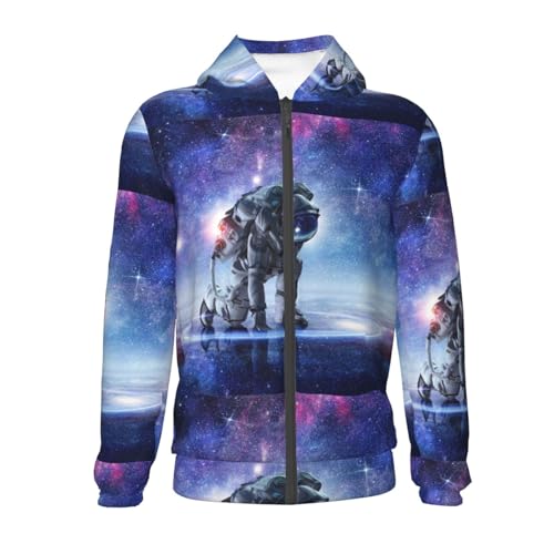 Autumn Pumpkins Fall Leaves Kid Hoodies Boys Zip Up Sweatshirts Girls Pullover with Pocket2