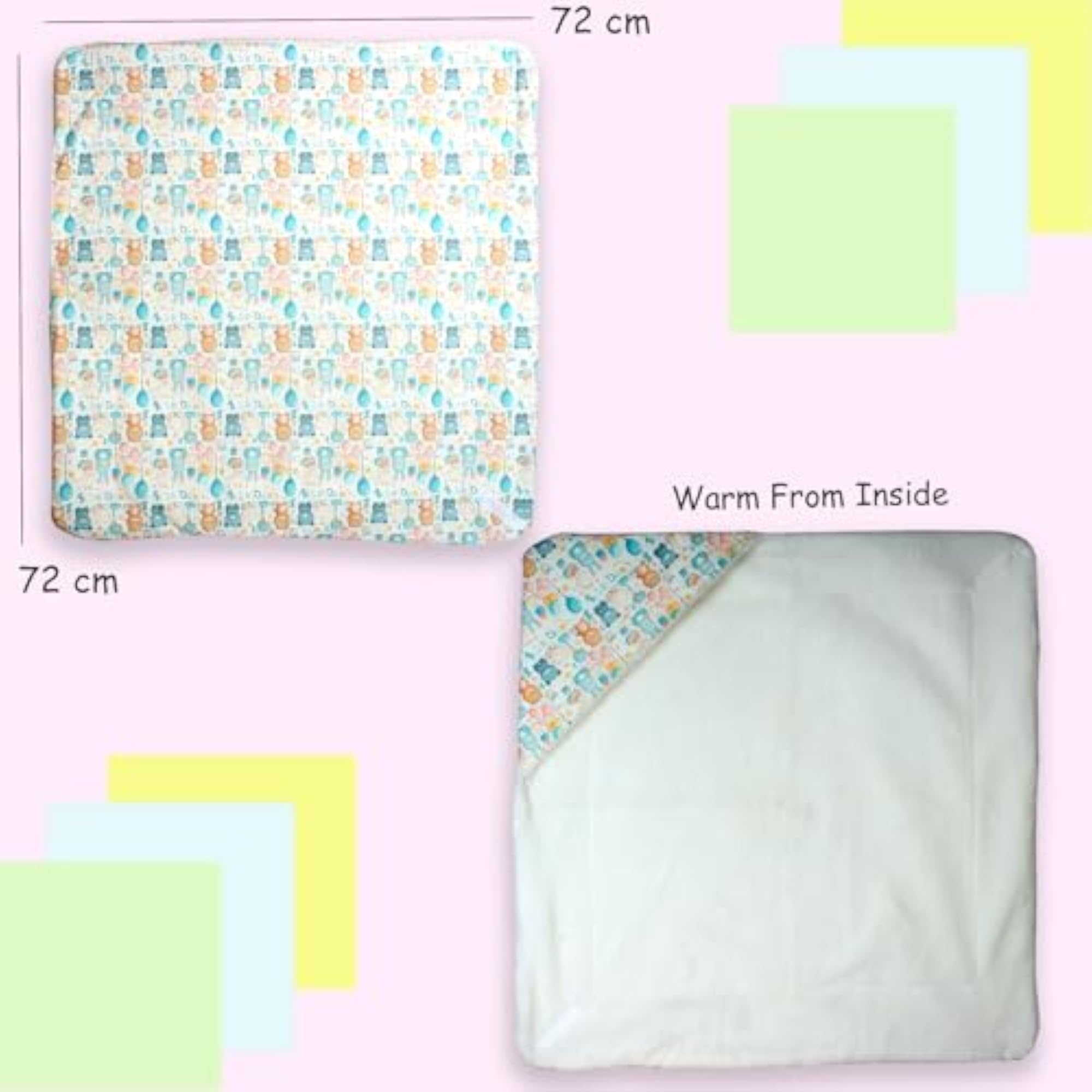 All Season Soft Baby Blanket Swaddler Wrapper