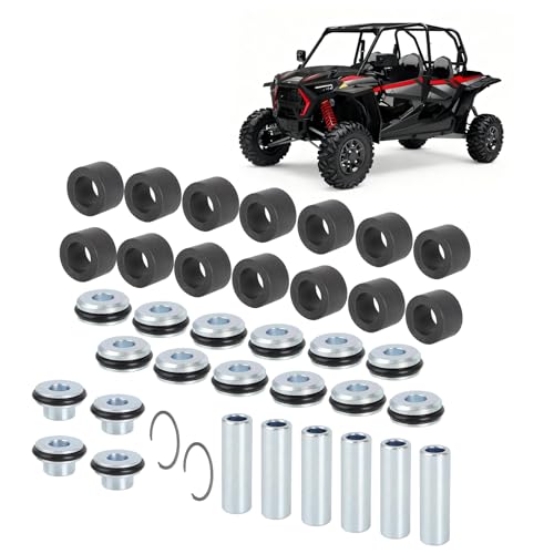 Alpha Rider Heavy Duty UHMW A-Arm Bushing Kit for 2014-2023 Polaris RZR XP 1000 / RZR XP 4 1000 Front Rear Control Arm Bushing Kit 38PCS Rustproof Off-Road UTV Suspension Rebuild