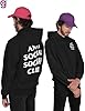 Graphic Impact Inspired Anti Social Social Club Printed Hooded Retro Hoodie (UK, Alpha, L, Regular, Regular) Black #1