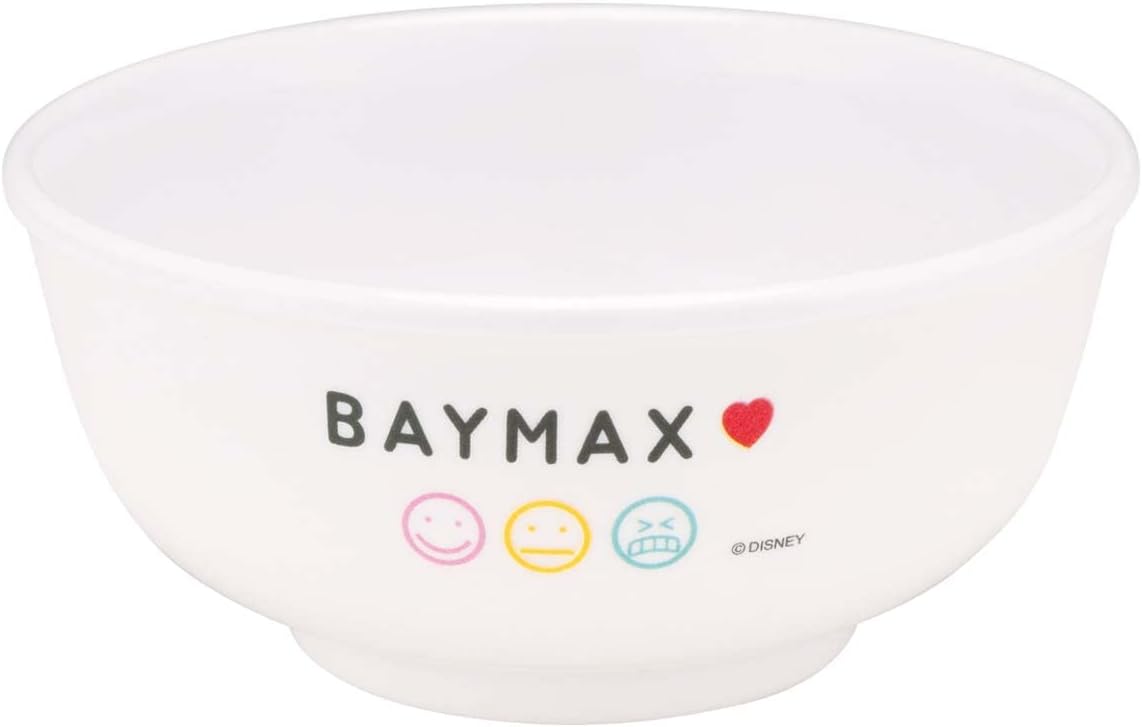 Skater M320-A Melamine Rice Bowl, 8.5 fl oz (240 ml), Disney Baymax