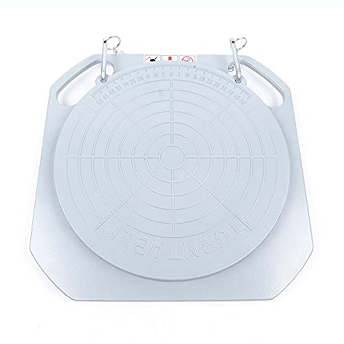 Futchoy Two-Piece 345Mm Wheel Alignment Tool Turntable Car Truck Wheel Alignment Turntable Durable For Garage Or Auto Repair Shop #TOP4