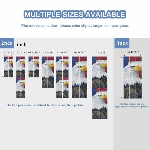 Vinilo decorativo para ventana con diseño arcoíris 19.6x39.3 in miniatura 2