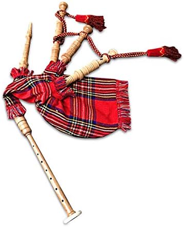 McWilliams Mini Miniature Bagpipe, Bagpipe for Beginners Playable Toy Gift