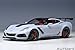 Autoart 2019 Chevrolet Corvette C7 ZR1 Ceramic Matrix Gray Metallic with Carbon Top 1/18 Model Car