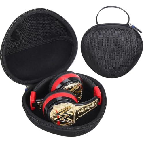 Headphones Case Compatible with eKids WWE/BERIBES(WH202A) / JoySpark(T5) / EarFun K1 K2 K3/ iClever BTH27, Black Case for eKids Bluetooth Headphones (Box Only) (Black)