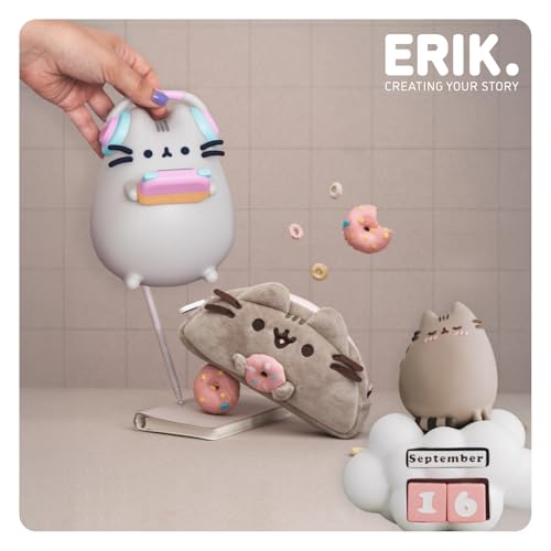 Grupo Erik Pusheen The Cat Lampa dekoracyjna – zasilana bateriami lub USB | Lampka nocna dla dzieci, lampka nocna dla dzieci, lampa dziecięca