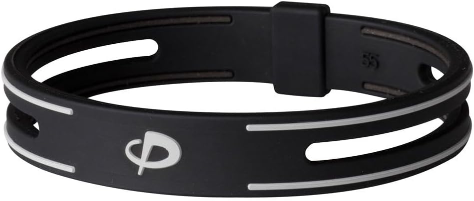 Phiten S-PRO Titanium Bracelet - Waterproof Sport Silicone Bracelet