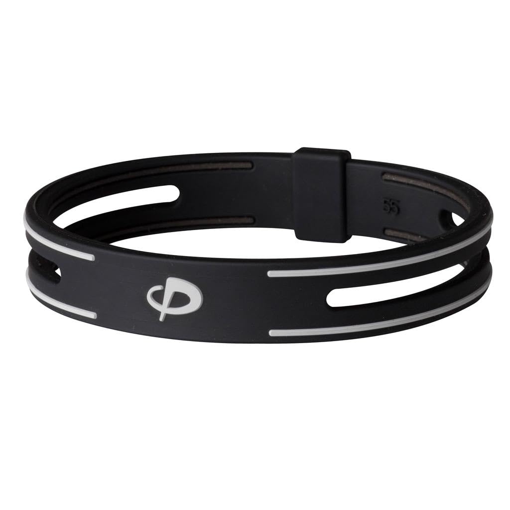 Phiten S-PRO Titanium Bracelet - Waterproof Sport Silicone Bracelet