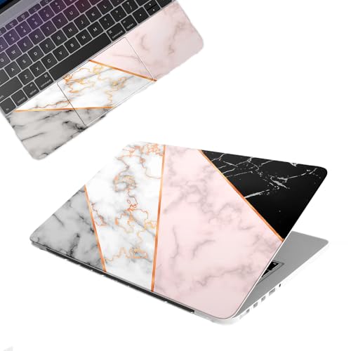 Image of Galaxsia Marble Pattern Top+Wrist Pad Vinyl Laptop Skin /Sticker /Cover Upto 15.6 Inches Laptops Laminated-Removable-HD Quality Compatible for Hp-Dell-Sony-Lenovo-Asus etc.(15x10 Inches)