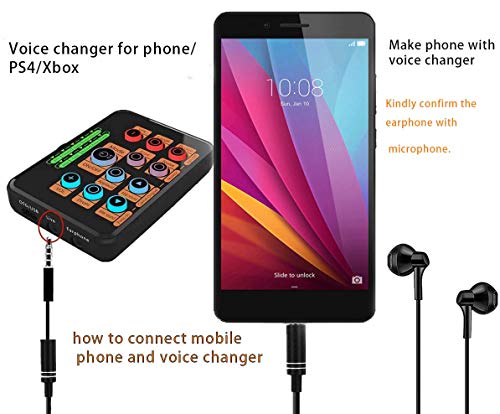 Voice Changer Headset For Ps4/Xbox One/Pc/Phone/Laptops/Anchor/Cam Girl/Kids With Voice Adjustable Feature #TOP5