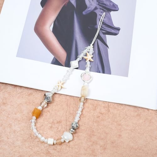 Image of Beaded Camera Wrist Strap Cute Digital Camera Charm Lanyard Phone Charms Strap Beaded Camera Chain for Phone Bag Keychain
