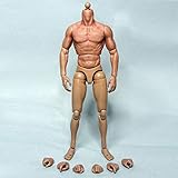 ZSMD 1/6 Action Figure Mann Körper Figuren Männlich Body Für Soldat Modell, Zeichnung, Skizzieren, Künstler, Fotografie (Enthält keinen Kopf)