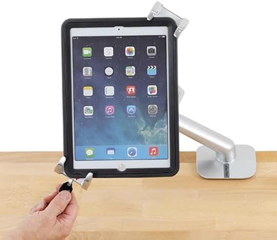 Ergotron Lockable Tablet Mount for Notebook and Tablet Screens up to 13 Inches Add-on for VESA Monitor Arms
