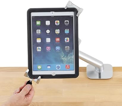 Ergotron Lockable Tablet Mount for Notebook and Tablet Screens up to 13 Inches Add-on for VESA Monitor Arms