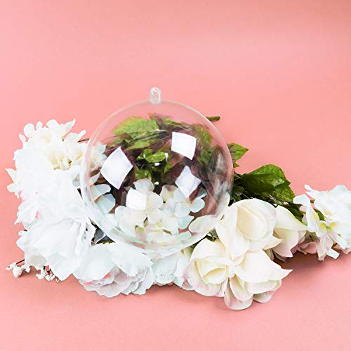 Super Z Outlet 5.5" Clear Big Plastic Acrylic Arts & Crafts Giant Mold Shells Molding Balls Crafting Kit 12Pk (140Mm) #TOP7