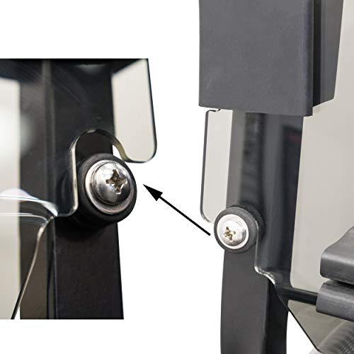 Buggies Unlimited Quick Disconnect Windshield Compatible with Yamaha G29/Drive Golf Cart Models | Fold Down, Tinted Acrylic | Fits 2007-2016 YDRA and YDRE Models